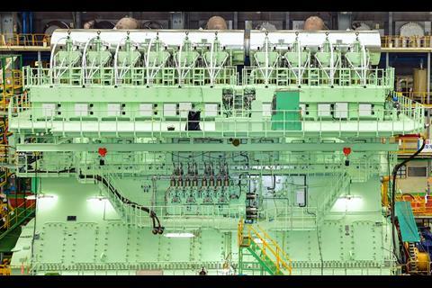 WinGD’s first X92-B built by Hyundai Heavy Industries. HHI has won a number of the newbuild contracts for these engines.